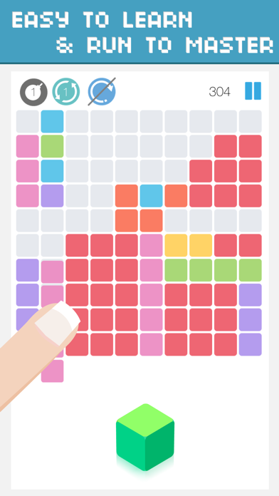 Cubie Fill The Grid Puzzles Block Buddies screenshot 2