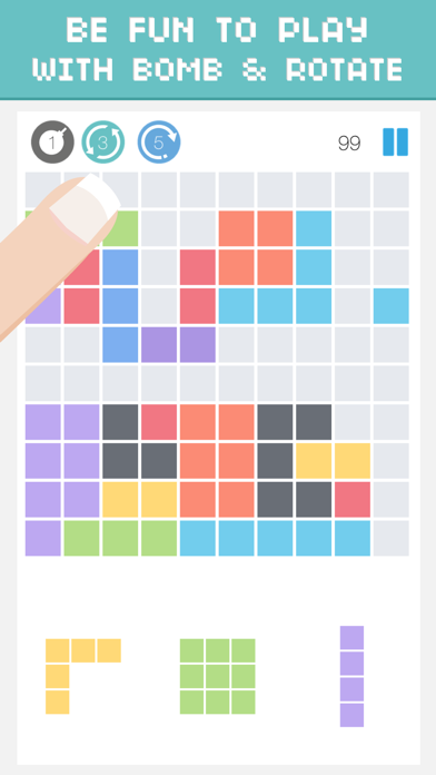Cubie Fill The Grid Puzzles Block Buddies screenshot 3