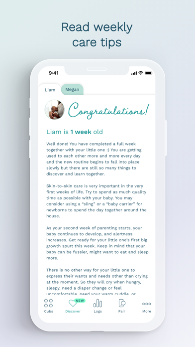 Cubtale: Pregnancy & Baby screenshot 4