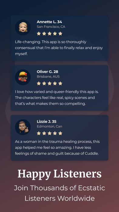Cuddle: steamy erotic stories screenshot 1