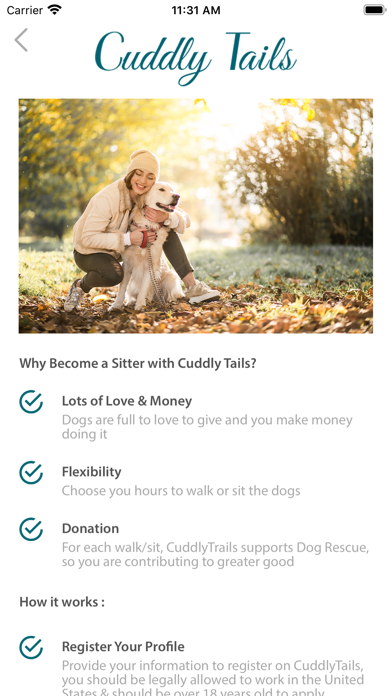 Cuddlytails-24/7 Vet & Sitting screenshot 1
