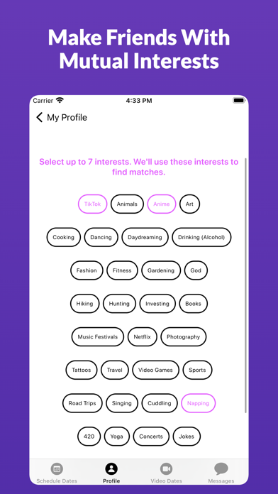Cuff: Make Friends & Date screenshot 2