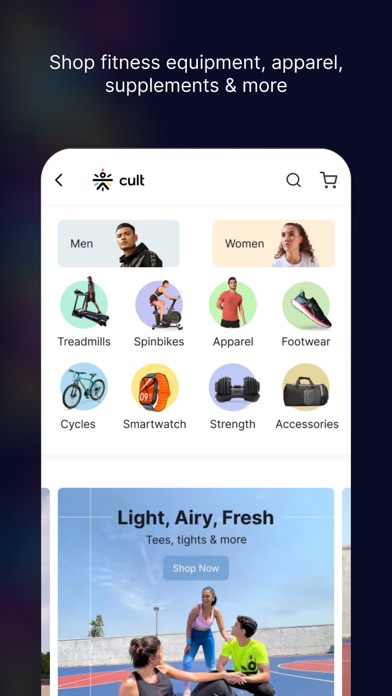 cult.fit Gym Workout & Fitness screenshot 1