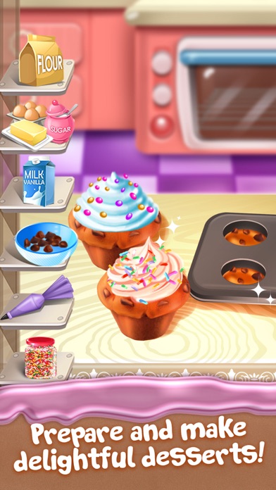 Cupcake Food Maker Cooking Game for Kids screenshot 4
