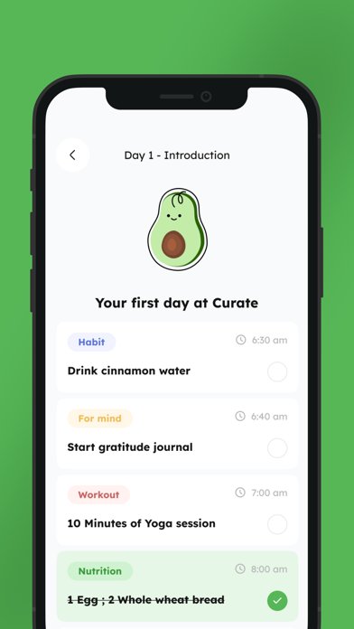 Curate: For Complete Wellbeing screenshot 4