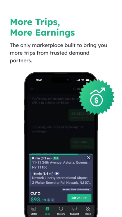 Curb One - for Taxi Drivers screenshot 3