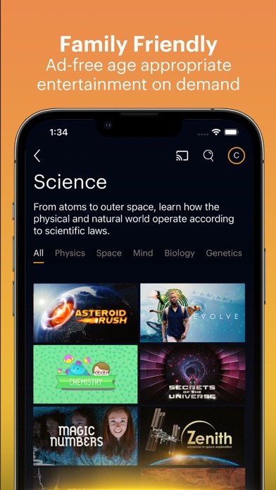 CuriosityStream screenshot 1