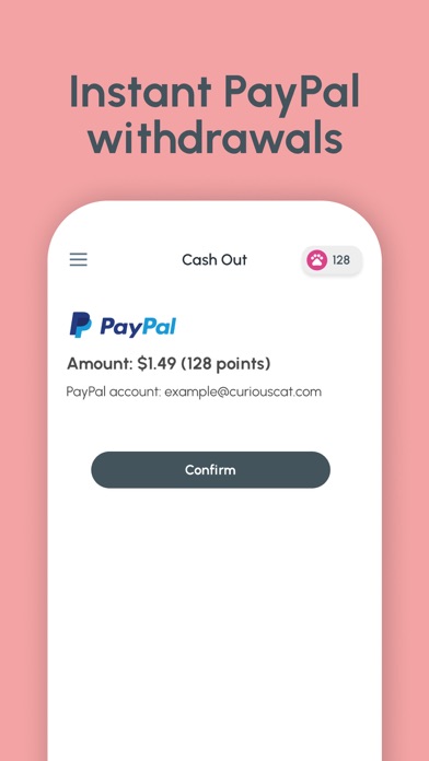 Curious Cat: Paid Surveys screenshot 1