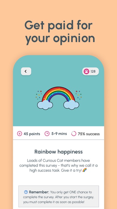 Curious Cat: Paid Surveys screenshot 2
