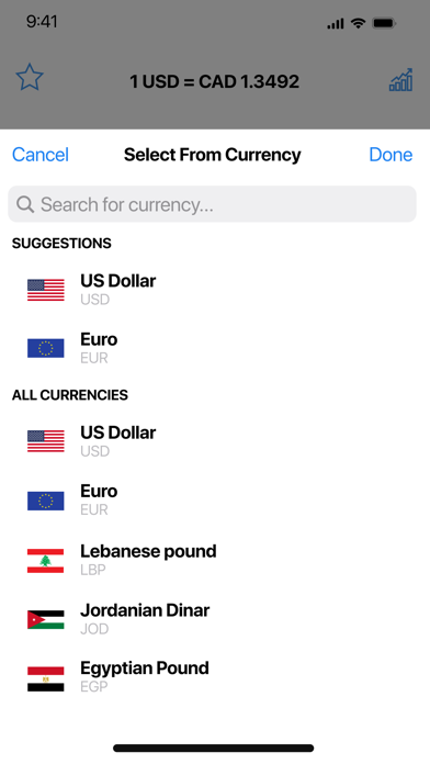 Currency Converter Calculator• screenshot 1