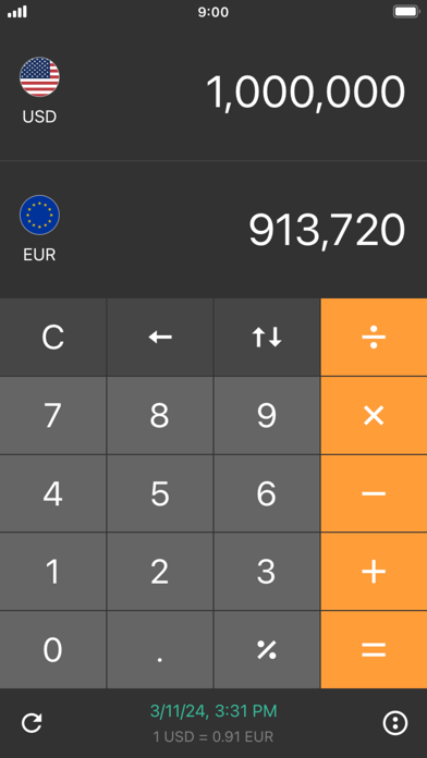 Currency converter calculator! screenshot 2