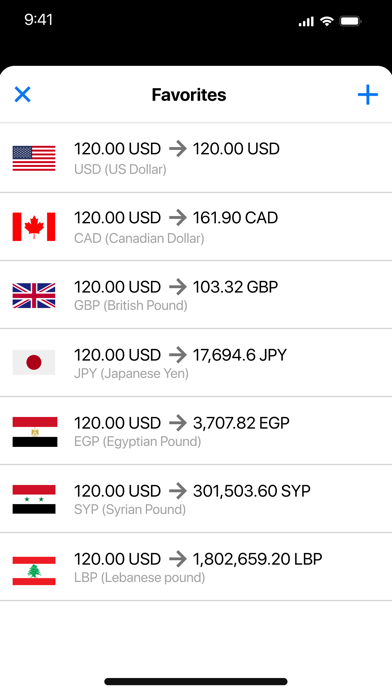 Currency Converter Calculator• screenshot 2