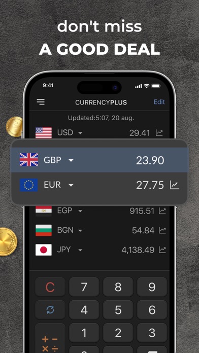 Currency Converter Plus Live screenshot 1