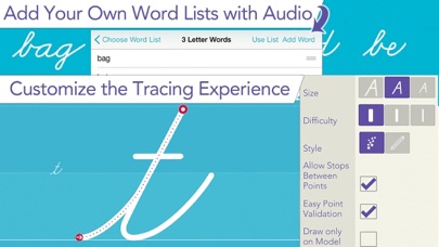 Cursive Letters Writing Wizard screenshot 2