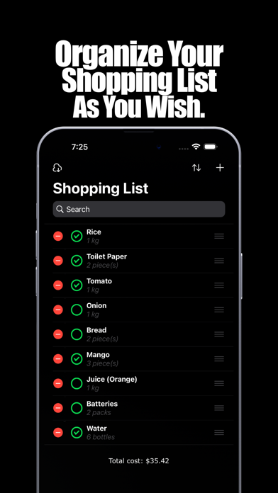Cuspart: Shopping List screenshot 5