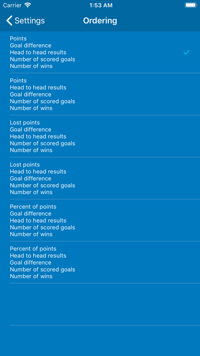 Custom League Tables screenshot 3