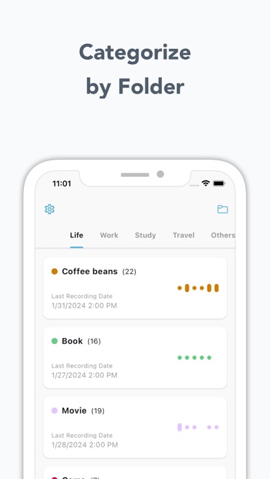 Custom Logs & Records - KiLog screenshot 1