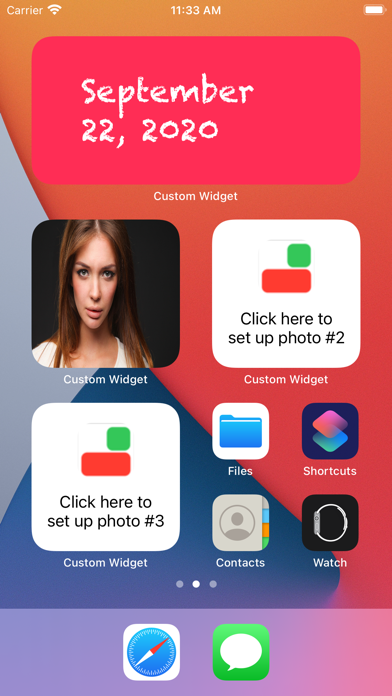 Custom Widgets - Photo & Text screenshot 1