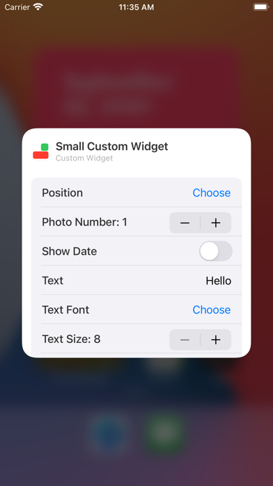 Custom Widgets - Photo & Text screenshot 3
