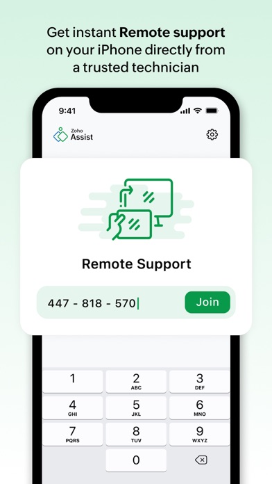 Customer App - Zoho Assist screenshot 5