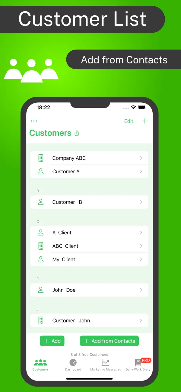 Customer List: Client Records screenshot 4