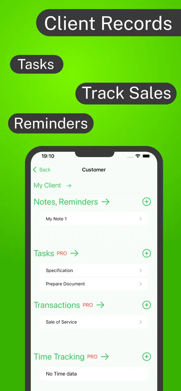 Customer List: Client Records screenshot 2