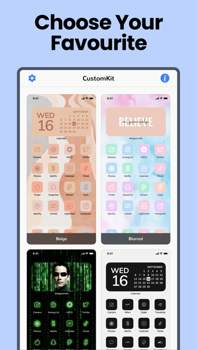 CustomKit: Icons & Backgrounds screenshot 5