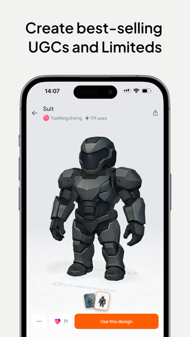 Customuse: 3D Skin Creator screenshot 6