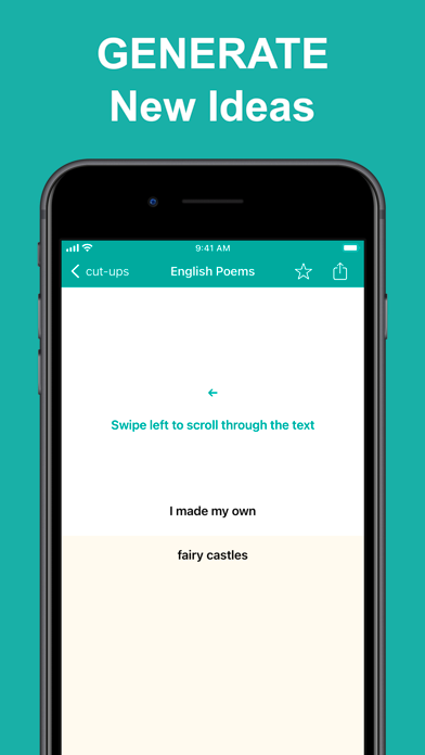 cut-ups: Creative Writing screenshot 2