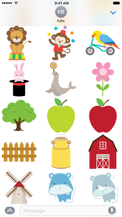 Cute Animal Friends Stickers screenshot 2