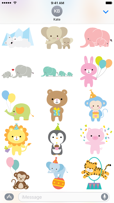 Cute Animal Friends Stickers screenshot 3