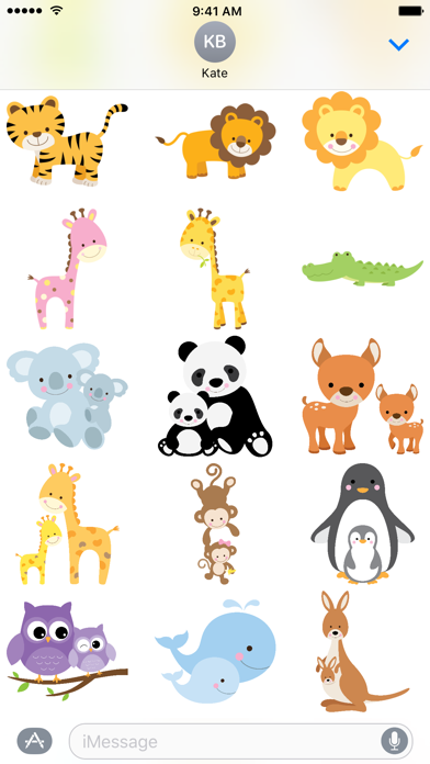 Cute Animal Friends Stickers screenshot 4