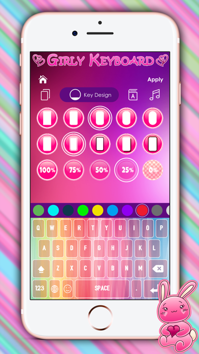 Cute Girly Keyboard Themes screenshot 4