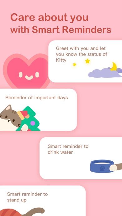 Cute pet: Self care pet widget screenshot 7