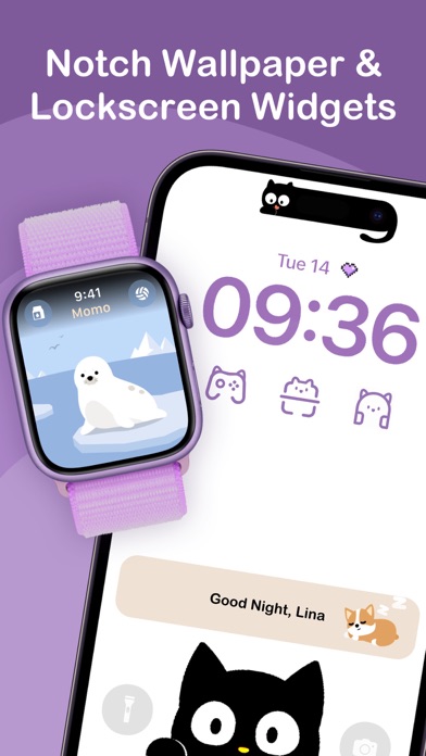 Cute pet: Self care pet widget screenshot 8