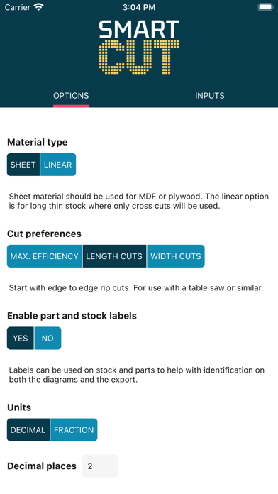 Cutlist Optimizer V2: SmartCut screenshot 2