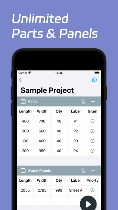 CutList Optimizer screenshot 3