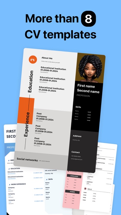CV Maker & Resume Builder app screenshot 2