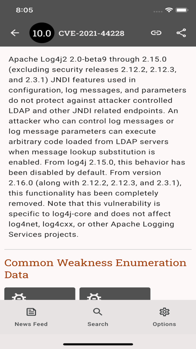 CVE Alert screenshot 5