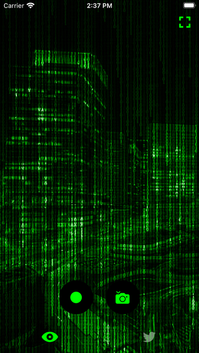 Cyber AR Camera :Hacker's Eye screenshot 1