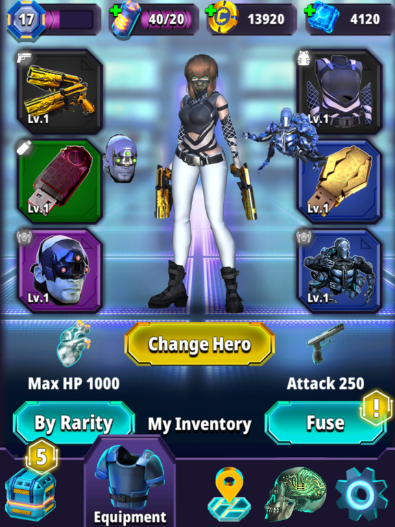 Cyber Punk Hero: Roguelike RPG screenshot 5
