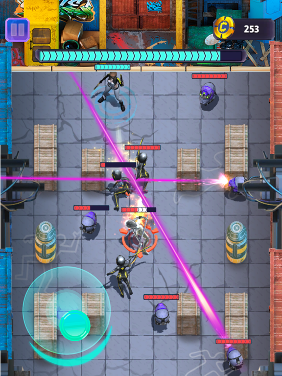 Cyber Punk Hero: Roguelike RPG screenshot 2