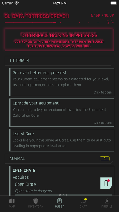 CyberCode Online: Text RPG screenshot 1