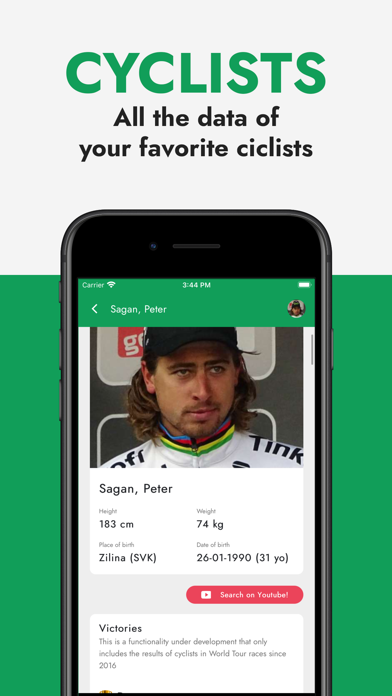 Cyclingoo: Cycling results screenshot 3