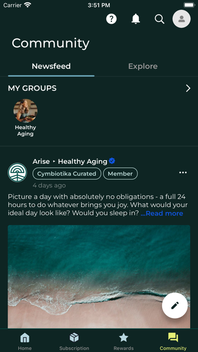 Cymbiotika Arise screenshot 1