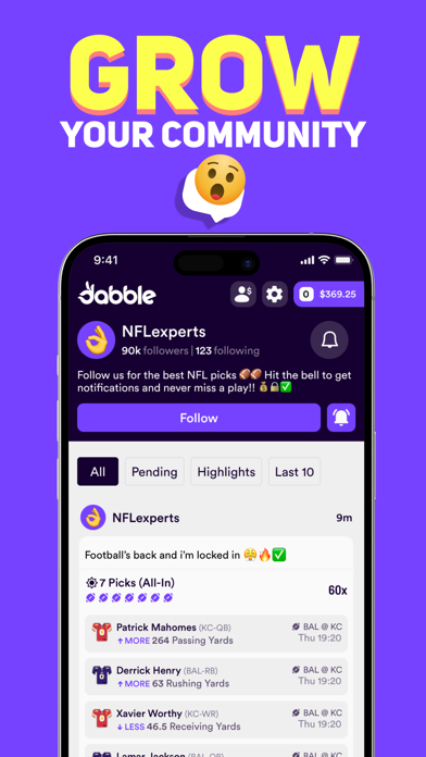 Dabble - Real Money Pick 'Em screenshot 2