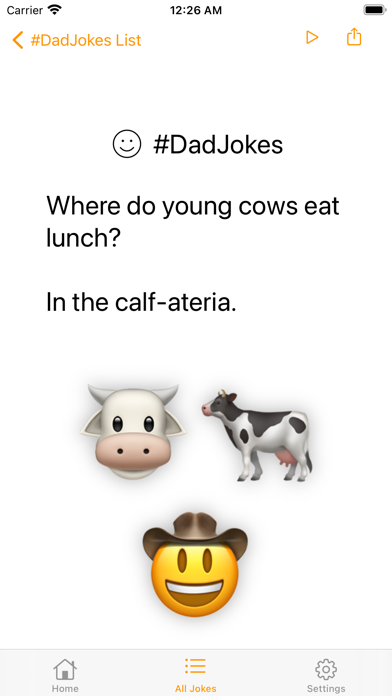 #DadJokes screenshot 2