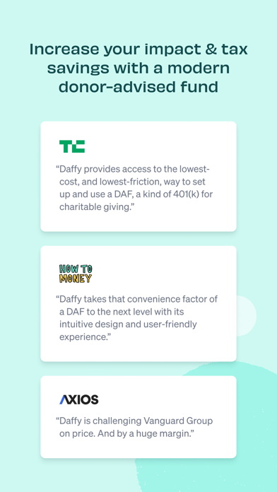 Daffy: Save, Invest, Give screenshot 6