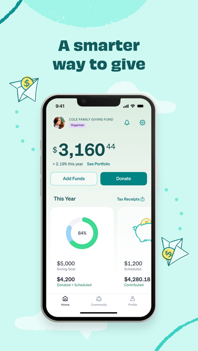 Daffy: Save, Invest, Give screenshot 2