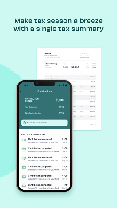 Daffy: Save, Invest, Give screenshot 1